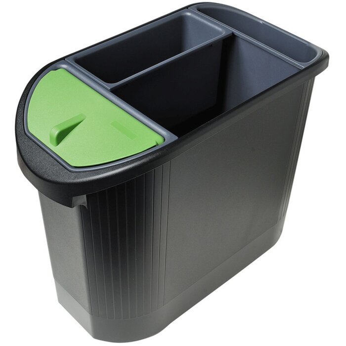TOP LINE Eco odpadkový koš Classic černý antracitový