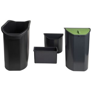 TOP LINE Eco odpadkový koš Classic černý antracitový