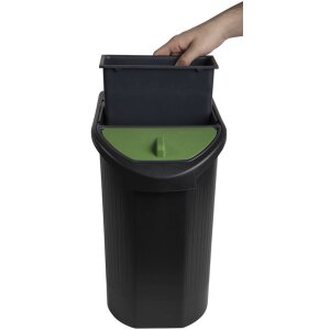 TOP LINE Eco odpadkový koš Classic černý antracitový