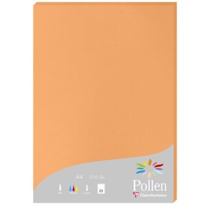 Papier A4 Pollen 210g Clementine 25 Blatt