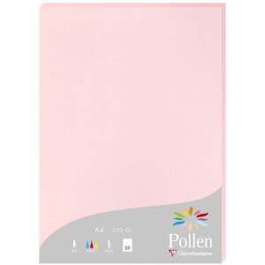 Clairefontaine 24281C Pollen Papier A4 210g Pastellrosa...