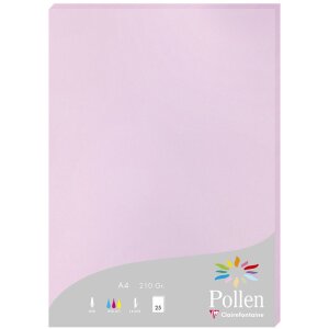 Papier A4 Pollen 210g flieder 25 Blatt