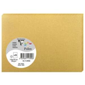 Karte C6 Pollen 210g gold