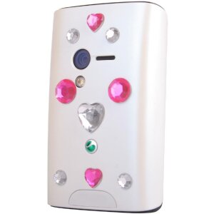 HERMA GLAM ROCKS glitzernde selbstklebende Diamanten-Sticker 9x16 cm