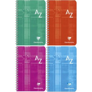 Registerbuch 11x17cm, 50 Blatt, 90g, kariert