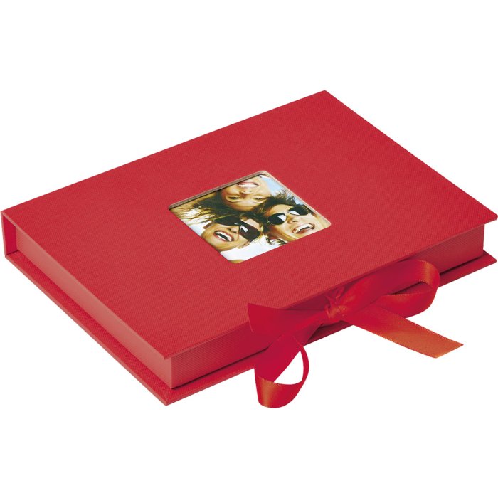 Dárková krabička na fotografie Walther Fun red 13x18 cm