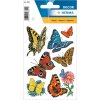 HERMA Sticker Bunte Decor-Schmetterlinge 3 Blatt 9x16 cm Ideal zum Basteln