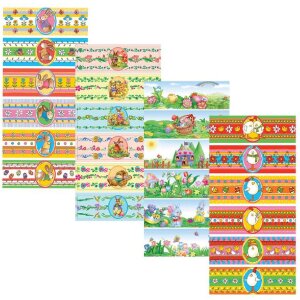 HERMA Bunte Zauberfolie Ostereier-Dekoration 6 Motive...