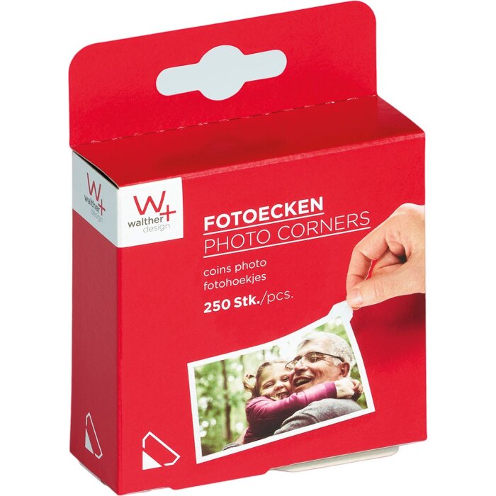 Walther foto rohy 250 kusů samolepicí