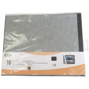 Doplňkové listy Exacompta černé 29x37 cm