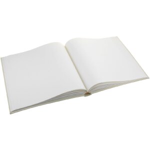 ZEP Fotoalbum Bavlna krémová 31x31 cm 60 bílých stran