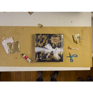 Walther fotoalbum MONZA 33x34 cm modré 60 bílých stran