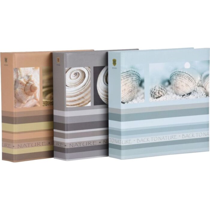 Henzo slip-in album Back to nature 200 fotografií 10x15 Memo album assorted colors