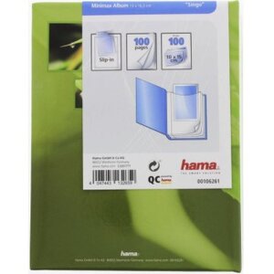 Hama slip-in album Minimax album Singo 100 fotografií 10x15 cm zelené