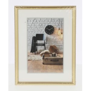 Plastový rám Sevilla 15x20 cm zlatý