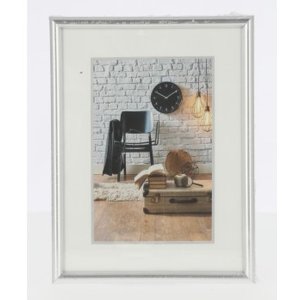 Plastový rám Hama Sevilla 15x20 cm stříbrný