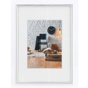 Plastový rám Sevilla 20x28 cm stříbrný