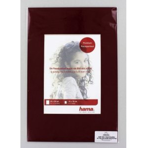 Hama passe-partout 20x28 cm - 13x18 cm cihlově červená