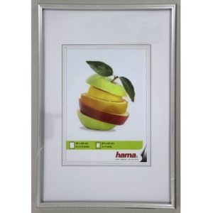 Plastový rám Sevilla 40x60 cm stříbrný