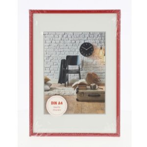 Plastový rám Sevilla 21x29,7 cm červený