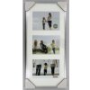 Galerijní rám Madrid 3 fotografie 13x18 cm stříbrný