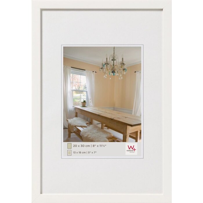 Rámeček na fotografie Walther A4 Peppers polar white 21x29,7 cm rám na certifikáty