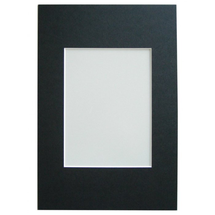 Galerie passe-partout 50x70 černá