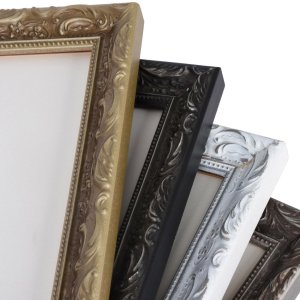 Elegantní barokní obrazový rám 20x30 cm bílý