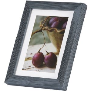 Dřevěný rám Deco 13x18 cm modrý