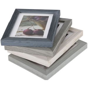 Dřevěný rám Deco 13x18 cm modrý
