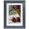Dřevěný rám Deco 13x18 cm modrý