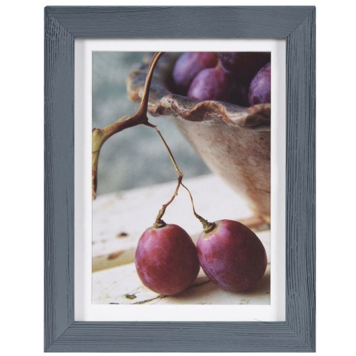 Dřevěný rám Deco 15x20 cm modrý