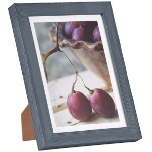 Dřevěný rám Deco 15x20 cm modrý