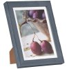 Dřevěný rám Deco 15x20 cm modrý