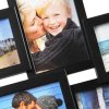 Prázdninový galerijní rámeček 6 fotografií černý