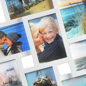 Henzo galerijní rám Holiday 10 fotografií 10x15 cm bílý