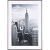 Henzo hliníkový obrazový rám Manhattan tmavě šedý 50x70 cm s paspartou