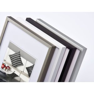 Walther A4 hliníkový obrazový rám Židle ocel 21x29,7 cm obrazový rám na certifikát