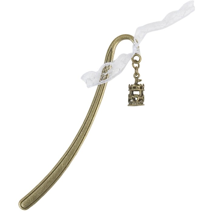 Lesezeichen Karussel bronze 12,5 cm von Clayre & Eef