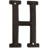 Písmeno H litina 13 cm