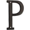 Litinové písmeno P 13 cm
