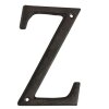 Litinové písmeno Z 13 cm