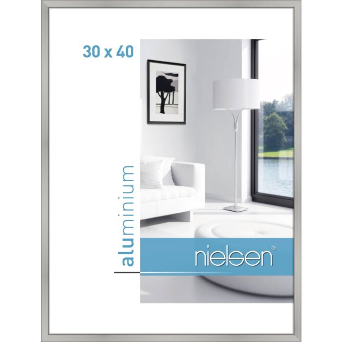 Hliníkový rám Nielsen Classic 30x40 cm stříbrný matný