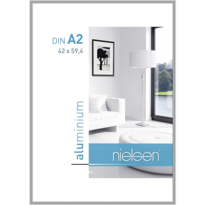 Hliníkový rám Nielsen Classic 42x59,4 cm stříbrný DIN A2