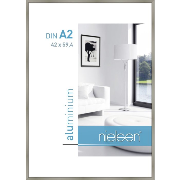 Hliníkový rám Nielsen Classic 42x59,4 cm šampaňské DIN A2