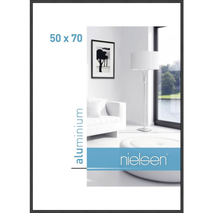 Hliníkový rám Nielsen Classic 50x70 cm černý matný