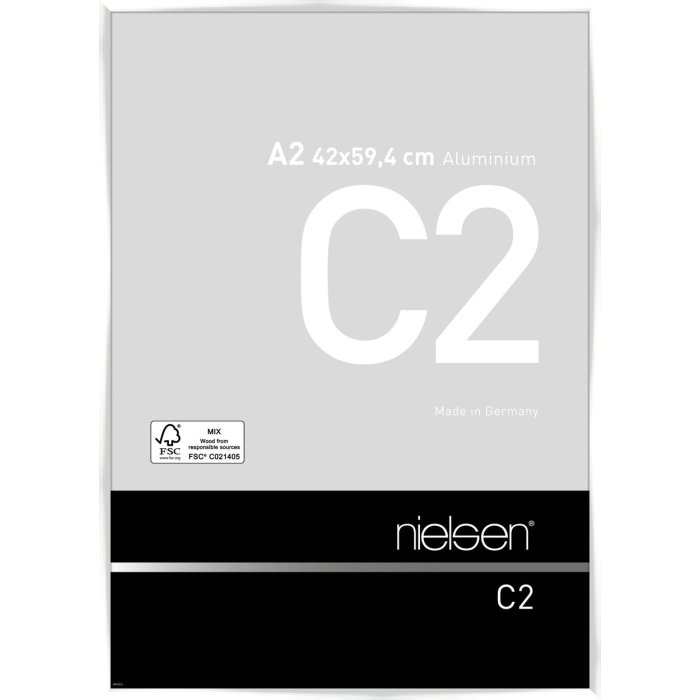 Nielsen hliníkový rám C2 42x59,4 cm bílý lesklý