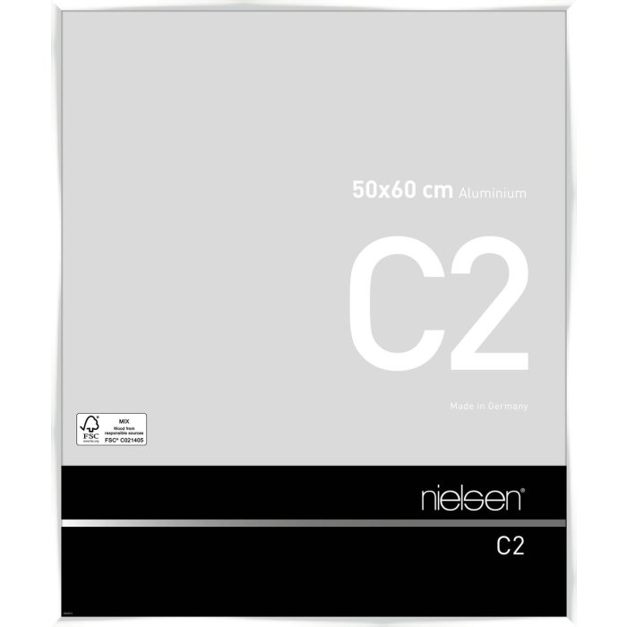 Nielsen hliníkový rám C2 50x60 cm bílý lesklý