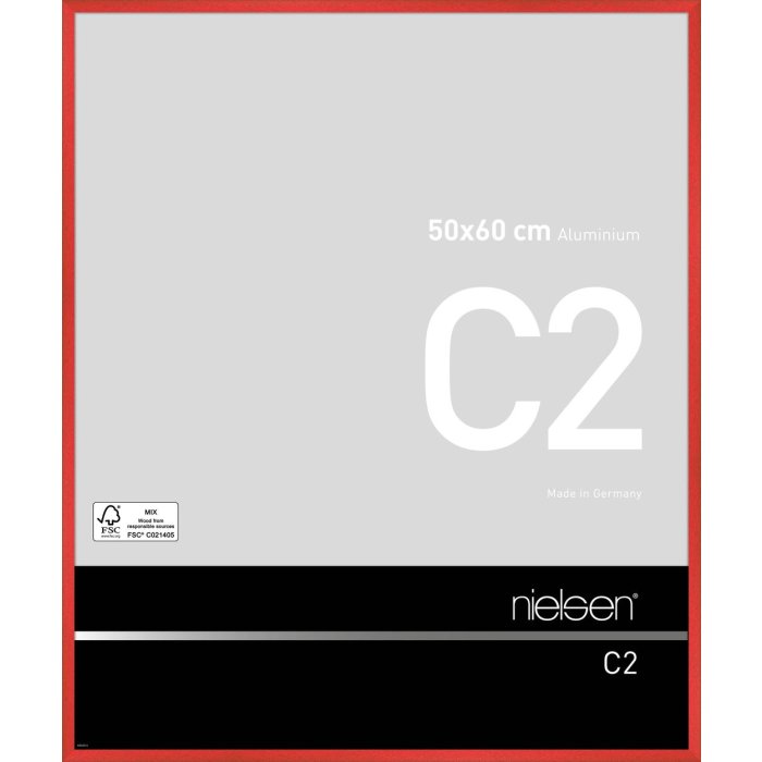 Nielsen hliníkový rám C2 50x60 cm tornádo červená