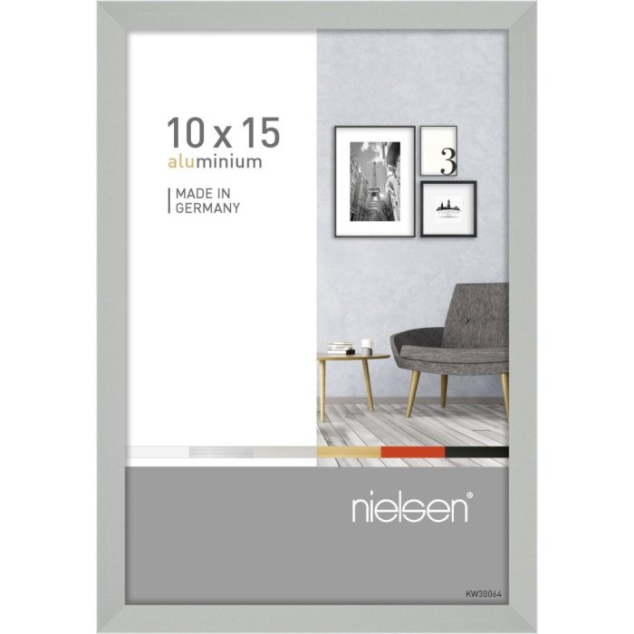 Nielsen hliníkový rám Pixel 10x15 cm stříbrný matný